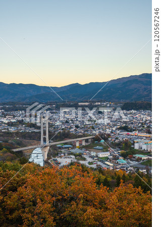 秩父ミューズパーク展望台からの眺望【埼玉県】 秩父ミューズパーク展望台からの眺望【埼玉県】 120567246