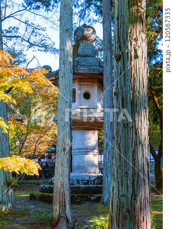 京都、南禅寺の佐久間灯籠 120567335