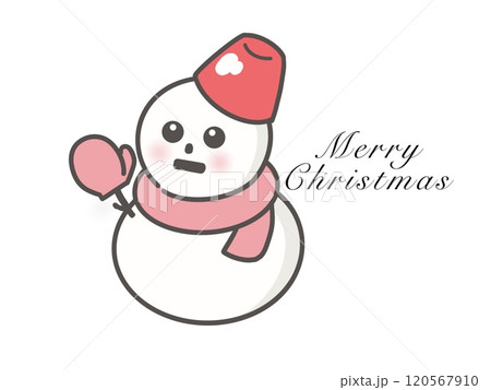雪だるまとメリークリスマス 雪だるまとメリークリスマス 120567910