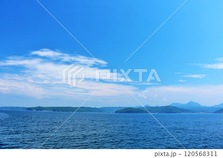 大分県 海からの風景 大分県 海からの風景 120568311