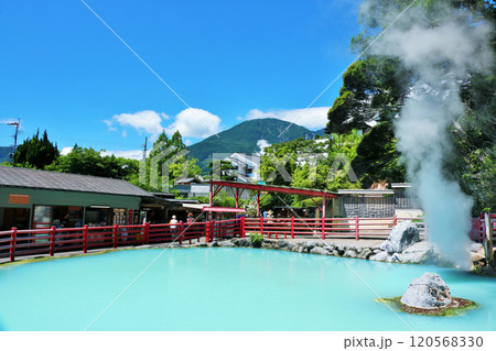 大分県　地獄巡り　かまど地獄 120568330
