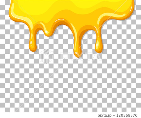 Golden Honey Dripping Illustration Golden Honey Dripping Illustration 120568570