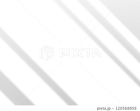 Shadow on wall vector background, diagonal sun light from window, realistic overlay effect window blind reflection lines 120568958