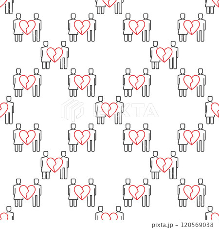 Family with Broken Heart vector Emotional Grief seamless pattern Family with Broken Heart vector Emotional Grief seamless pattern 120569038