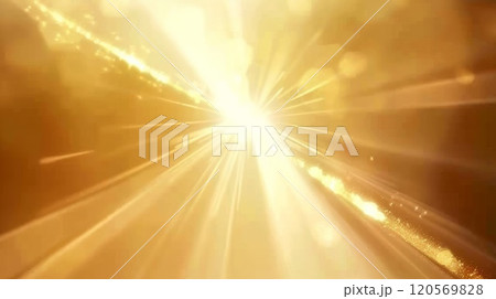 ゴールドの光の背景 ゴールドの光の背景 120569828