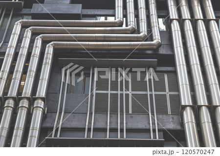 the Oil and gas industrial and pipeline, Oil refinery plant for industry 120570247