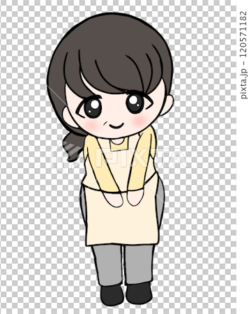 圍裙的母親，母親，家庭 120571182