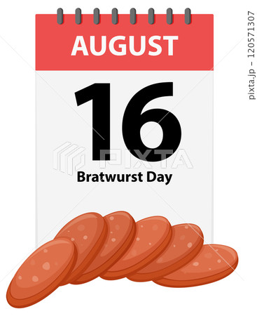 Celebrating Bratwurst Day on August 16 120571307