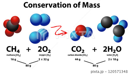 Conservation of Mass in Chemical Reactions 120571348