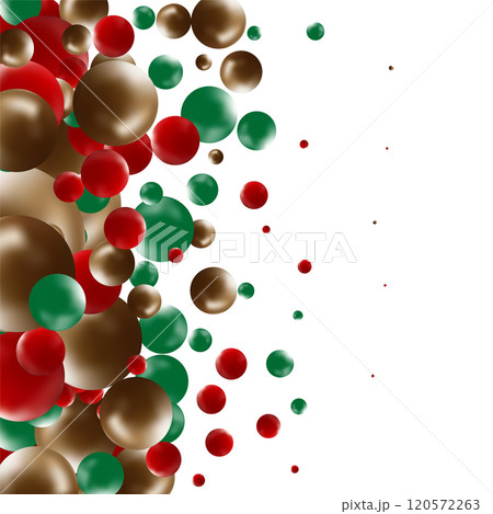 Colorful balls background. Vector background made with gradient meshes. Background design for banner, poster, flyer, card, postcard, cover, brochure. Eps 10 120572263