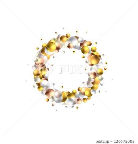Shiny balls with different size on simple gradient background. Glossy bubbles in empty space. Abstract composition with chaotic floating spheres. 3d rendering. Eps 10 Shiny balls with different size on simple gradient background. Glossy bubbles in empty space. Abstract composition with chaotic floating spheres. 3d rendering. Eps 10 120572308