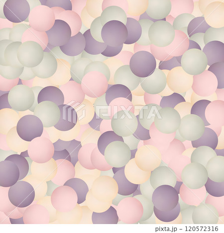Scattered floating colored spheres on a vibrant background - 3D render. Eps 10 Scattered floating colored spheres on a vibrant background - 3D render. Eps 10 120572316