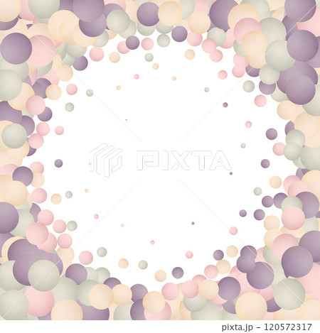 Beautiful ball round holographic gradient iridescent background colorful illustration. Eps 10 120572317