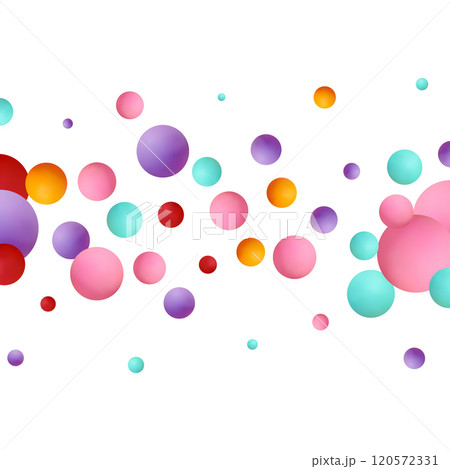 Background with render 3d golden, black and white balls. Round Sphere of geometric objects, pearl made of metal and plastic. Template with social media story, social networks. vector illustration. Eps 120572331