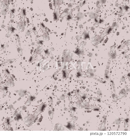 Watercolor grey beige spots, splashes brush stroke Seamless pattern. Abstract coloured background for your creative splashing design, wallpaper, wrapping paper, fabric. Isolated hand drawn clipart 120572790