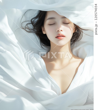 アジア人女性の美容イメージ(スキンケア・ボディケア・エステサロン) アジア人女性の美容イメージ(スキンケア・ボディケア・エステサロン) 120574034