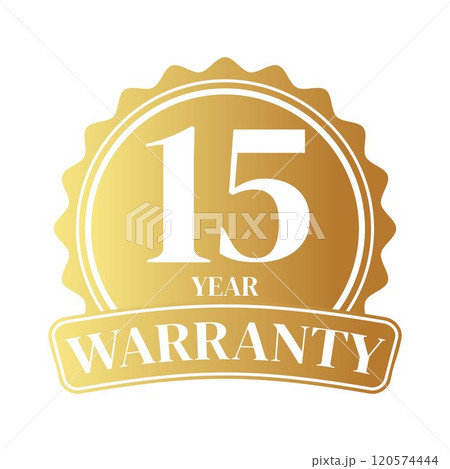 15 year warranty logo 120574444