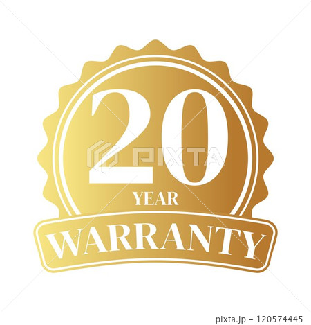 20 year warranty logo 120574445
