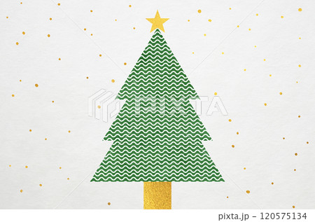 和モダンクリスマス_和紙の背景にクリスマスツリーイラスト 和モダンクリスマス_和紙の背景にクリスマスツリーイラスト 120575134