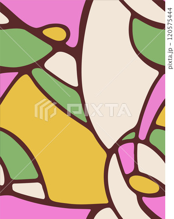 vector seamless abstract pattern with purple outline 120575444