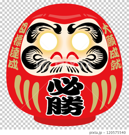 Vector illustration of a winning daruma (white of the eyes) Vector illustration of a winning daruma (white of the eyes) 120575540