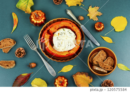 Roasted squash or pumpkin. Roasted squash or pumpkin. 120575584