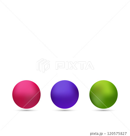 Colorful bright spheres background. Abstract illustration. EPS 10 120575827