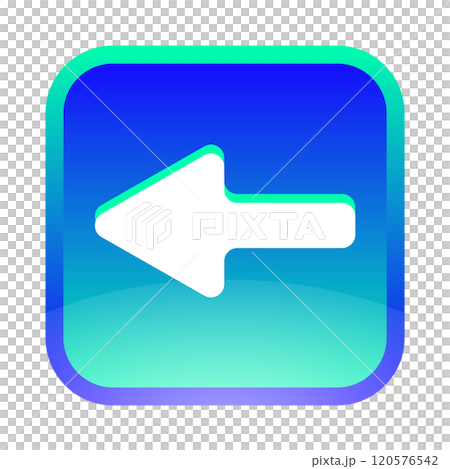 ボタン風の四角に矢印のアイコン素材 120576542