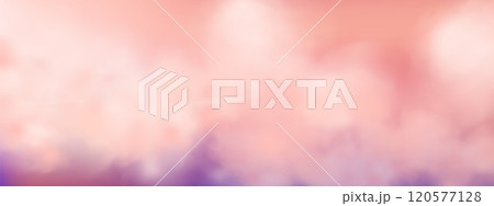 Panoramic abstract pink blue sky background. Skyscape with fluffy clouds. Gradient fantasy paradise background. Panoramic abstract pink blue sky background. Skyscape with fluffy clouds. Gradient fantasy paradise background. 120577128