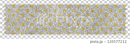 Background material decoration masking tape polka dot gold silver 120577212