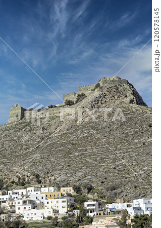 Madonna of the Castle, Leros island, Greece 120578145