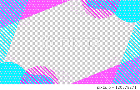 Pop geometric pattern background material 11 Light blue Pink Retro style frame Pop geometric pattern background material 11 Light blue Pink Retro style frame 120578271
