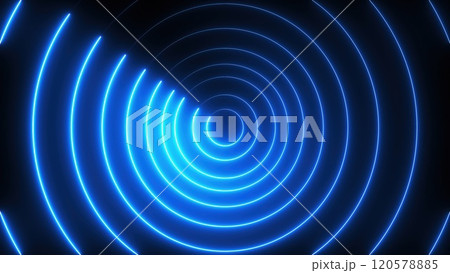 Abstract Glowing Neon Circle Background Abstract Glowing Neon Circle Background 120578885