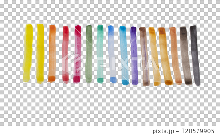 Watercolor strips paint banners. Abstract background color painting 120579905
