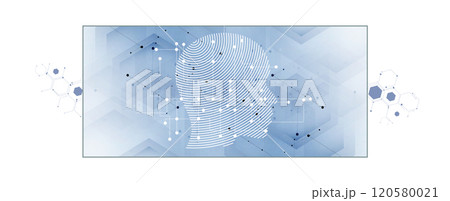 Artificial intelligence and computer techmology background 120580021