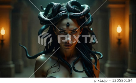 Medusa from Greek mythology Medusa from Greek mythology 120580184