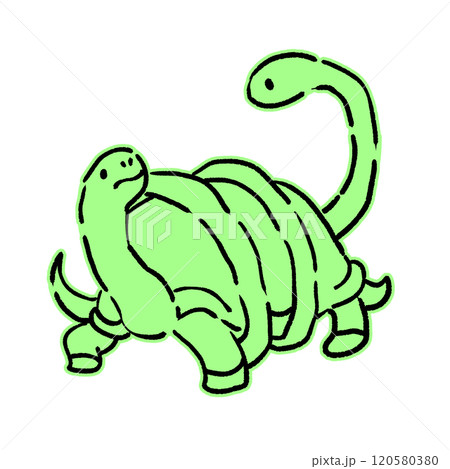 シンプルでかわいい玄武 120580380