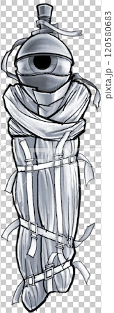 Fantasy enchanted Living Sword in the straitjacket scabbard 120580683