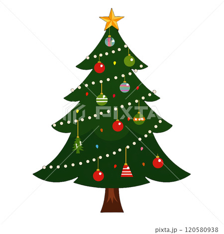 ミニマルなクリスマスツリー 120580938