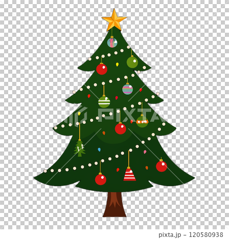 ミニマルなクリスマスツリー 120580938