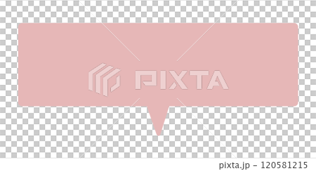 Simple horizontal speech bubble 4 (red, no line drawing) Simple horizontal speech bubble 4 (red, no line drawing) 120581215