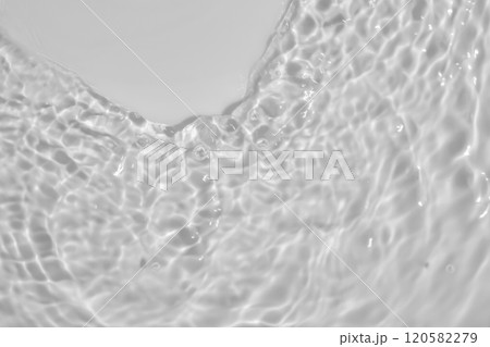 Abstract white transparent water shadow surface texture natural ripple background 120582279