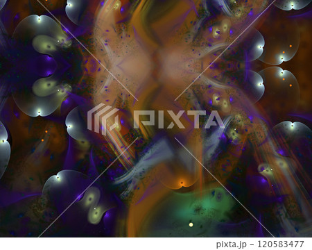 Imaginatory fractal abstract background Image 120583477