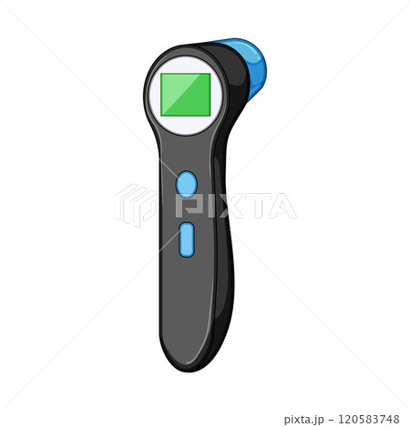 ear thermometer baby cartoon vector illustration ear thermometer baby cartoon vector illustration 120583748