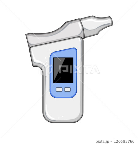 lung spirometer cartoon vector illustration lung spirometer cartoon vector illustration 120583766