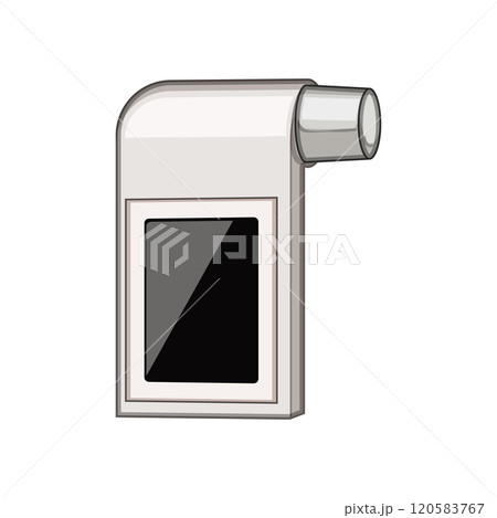 airflow spirometer cartoon vector illustration airflow spirometer cartoon vector illustration 120583767