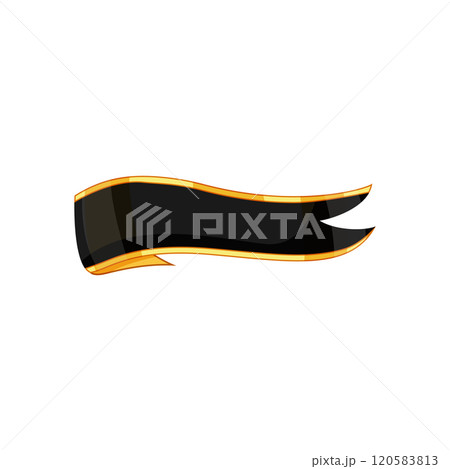opulence ribbon golden luxury cartoon vector illustration opulence ribbon golden luxury cartoon vector illustration 120583813