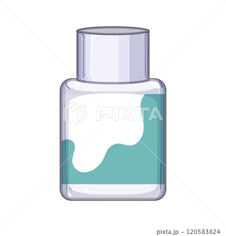 cornstarch powder baby cartoon vector illustration 120583824
