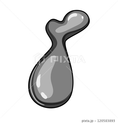 mold metal liquid shapes cartoon vector illustration 120583893