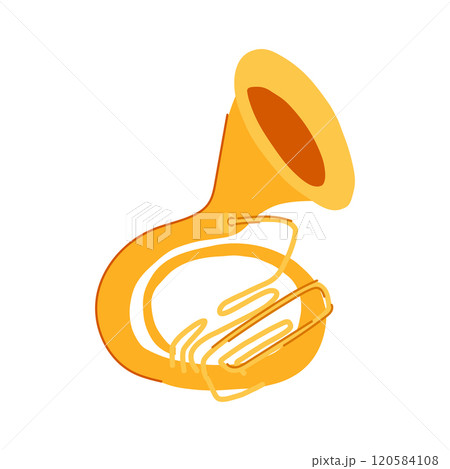 heavy tuba cartoon vector illustration heavy tuba cartoon vector illustration 120584108